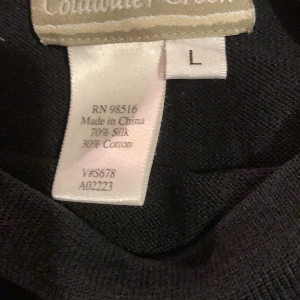 70% silk 30 % cotton sweater - Picture 5 of 5